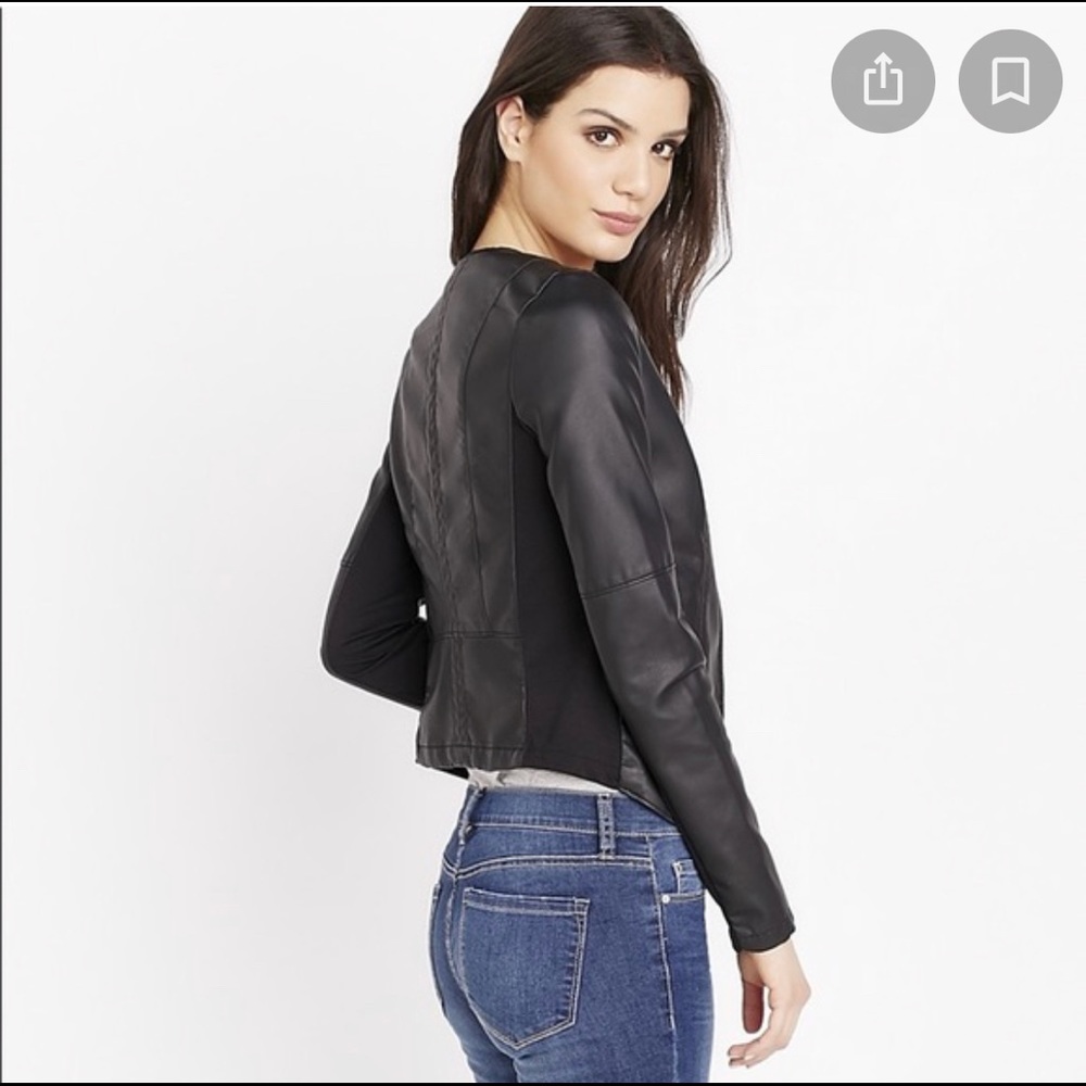 NWT Dynamite faux leather jacket